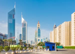 Innenstadt mit Emirates Towers