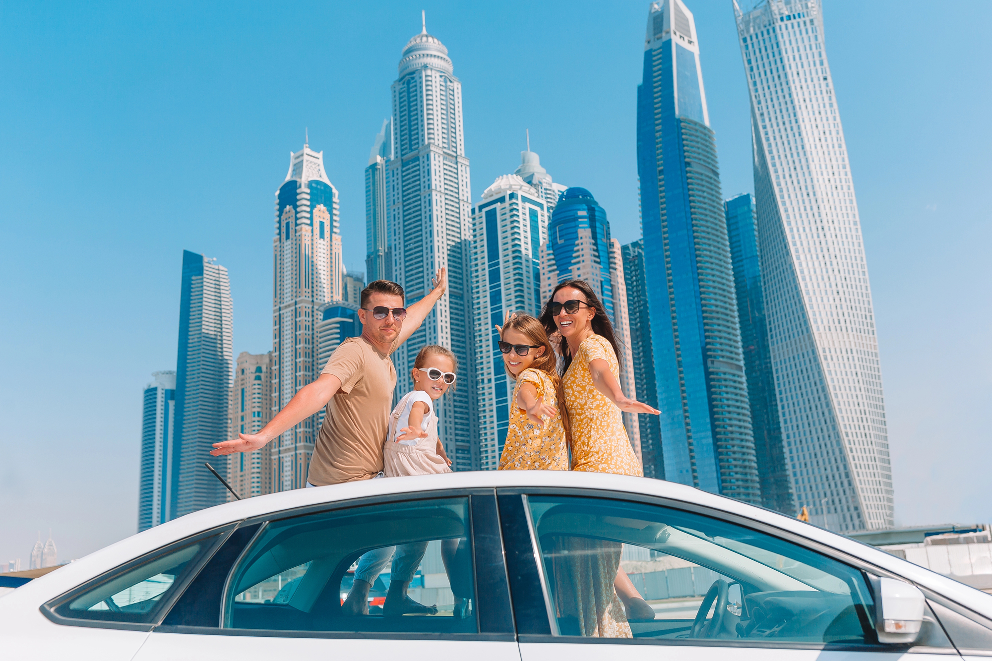 Mit der Familie in Dubai